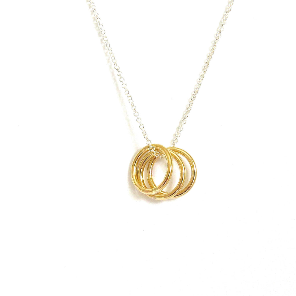 Triple Circle Pendant Necklace | Tangerine Jewelry Shop