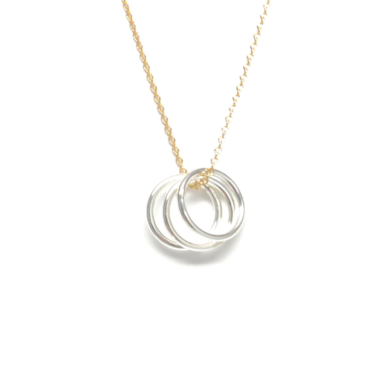 Triple Circle Pendant Necklace | Tangerine Jewelry Shop